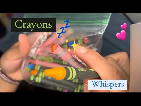 ASMR - Chit Chat With Crayons
