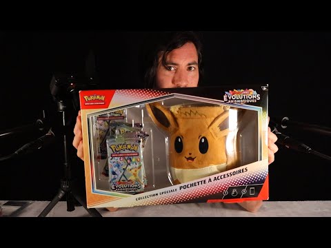 ASMR Pokemon - Coffret Gant de toilette Evoli (Evolutions prismatiques)