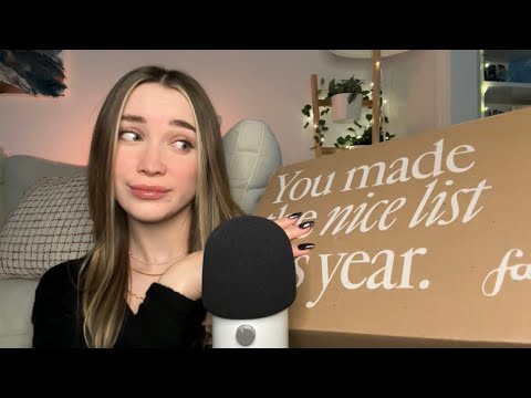 ASMR Unboxing my FIRST Fabfitfun Subscription Box … Is It Worth It? (Close Whispers, Tapping)