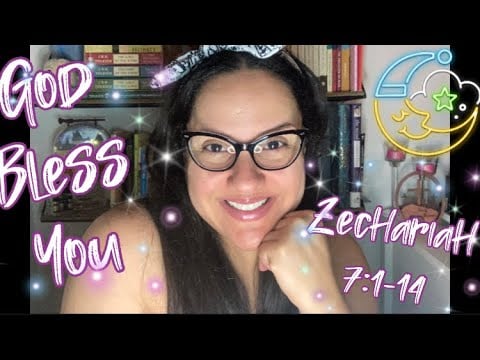 Christian ASMR: Bible Reading Of “Zechariah 7:1-14” With Omy