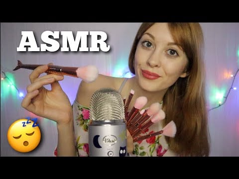ASMR: JE T'ENDORS AVEC DES PINCEAUX 😴