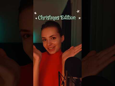 ASMR Christmas triggers 🎄🎁#asmr #asmrsounds #asmrvideo #asmrtriggers #relaxing #christmas