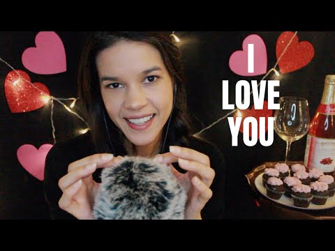 💖I Love You 💖 ASMR Positive Affirmations | Gentle Eating & Soft Tapping