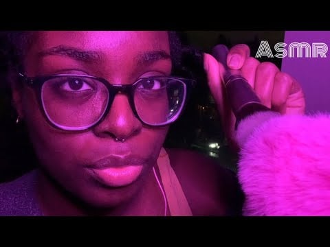 Gentle ASMR Mic Brushing (with Light Face Brushing) | Deep Sleep Sounds 💤 