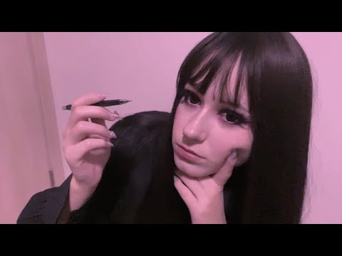 АСМР тату от подруги//asmr bestie tattooing you(not safe, don’t do this kids!!)