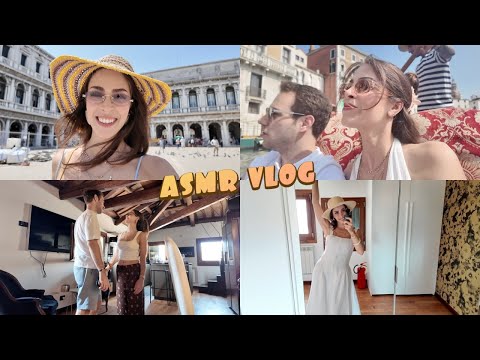 ASMR VLOG | Venedik sokaklarında adım adım  ASMR🌜| Türkçe ASMR