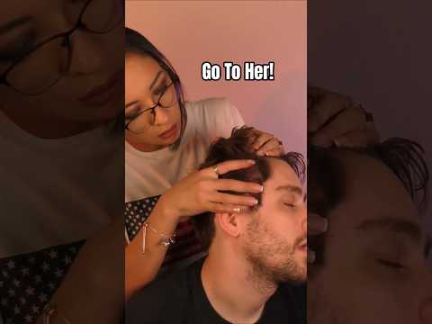 Your Head Needs Her Massage 🙂‍↕️ #ASMR