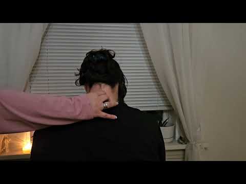 💫 ASMR Neck Massage and Scratch (Soft Spoken Whispers) 💫