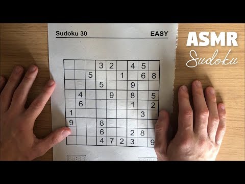 [ASMR] Whispered Sudoku Puzzle