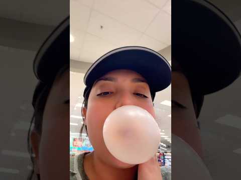 BUBBLE ASMR | blowing tiny bubble gum popping sounds #asmr
