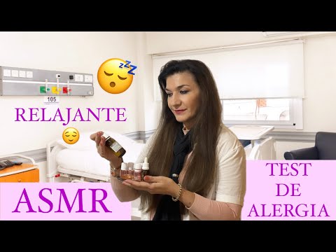 ASMR 👩🏻‍⚕️ Médico 👩🏻‍⚕️ Test de alergias, MUY RELAJANTE 😊😴