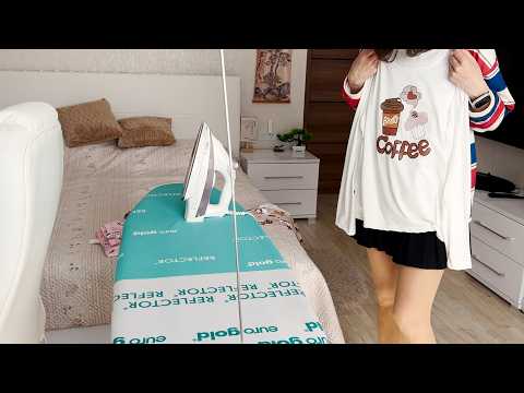 Ironing Routine With Me 🧺✨ Sorting, Folding & Calm Reset