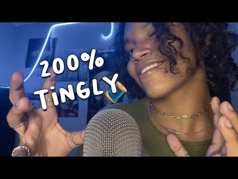ASMR Fast & Aggressive Mouth Sounds 🌋 + Hands movements with rings 💍