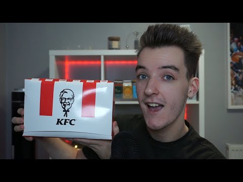 [ASMR] KFC Mukbang