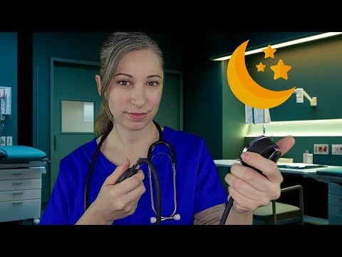 Clínica ASMR | Revisión Nocturna MUY ATENTA a tu salud | Roleplay médico