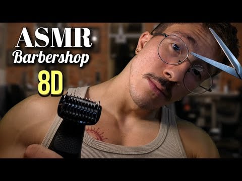 ASMR 8D ✂️ Corte de Cabelo Ultra Realista (Som Binaural Imersivo)