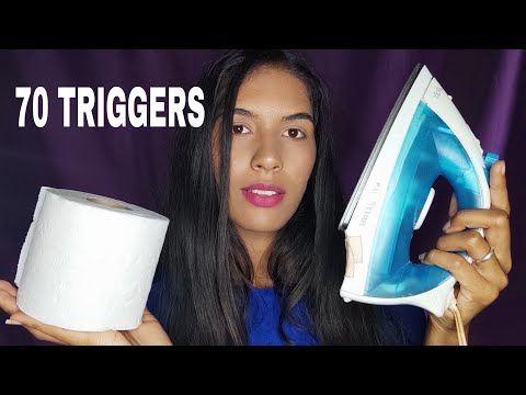 ASMR 70 TRIGGERS EM 2 MINUTOS