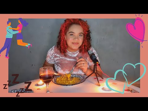 ASMR: JANTAR ROMÂNTICO 💖💖 Feliz Dia Dos Namorados 😍