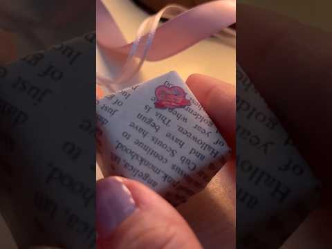 Wrapping a Palm-Sized Soap 🎁 #asmr #asmrsounds #wrapping #shorts