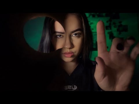 ASMR COM GATILHOS VISUAIS E SONS DE BOCA 