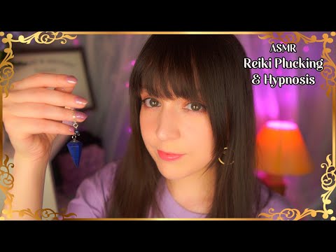 ⭐ASMR Reiki Plucking & Hypnosis [Sub] Soft Spoken