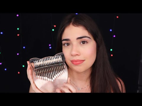 ASMR Tocando Kalimba com Chuva de fundo 🌧️❤️