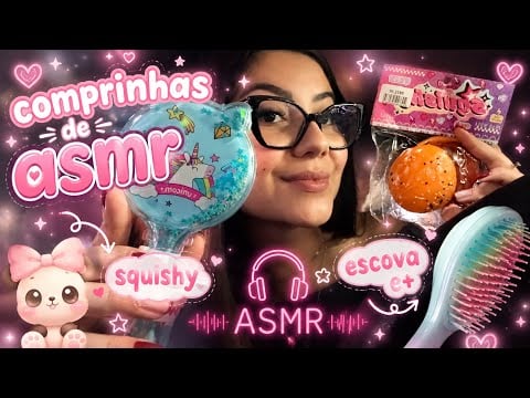 ASMR caseirinho comprinhas para ASMR 🥰💤