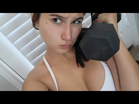 ASMR WORKOUT W ME (watch me suffer)