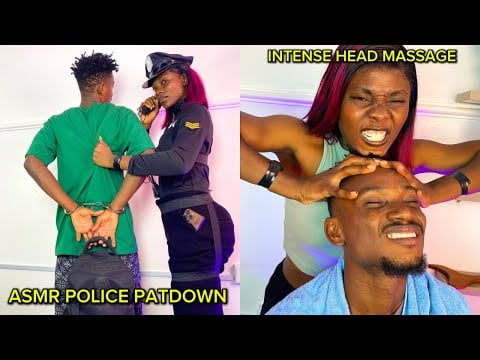 ASMR Fast And Aggressive TSA, HEAD & BODYMassage,