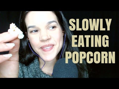 Slowly Eating Popcorn [ASMR]