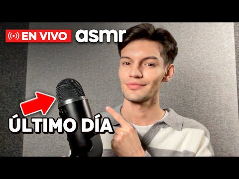 ASMR español para dormir en vivo último día