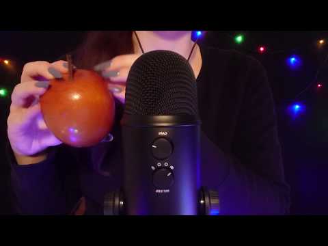 ASMR - Wooden Apple Tapping & Scratching [No Talking]