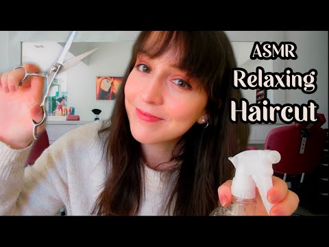 ⭐ASMR Relaxing Haircut 🐦(Bird Sounds, Soft Spoken, Layered Sounds)