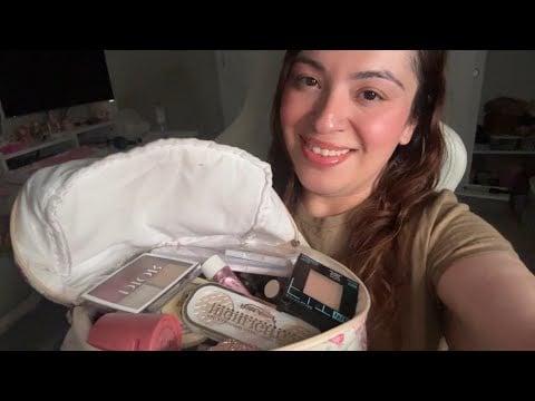 ASMR| Doing your makeup💄 & teaching you the basic of makeup (rummaging and personal attention)
