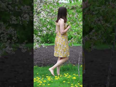 Barefoot in my spring garden
