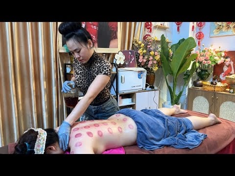 ASMR 🇻🇳 Beautiful Therapist, Amazing Massage & Cupping Experience