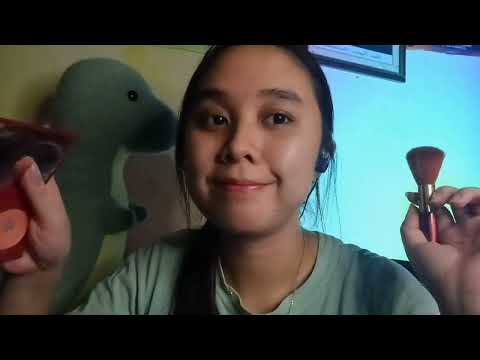ASMR Fast and Aggresive Doing your Glam Make Up for Party - you are running late!🙀💄🥳Layered Sounds