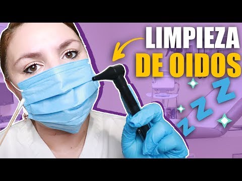 ASMR Limpieza de Oidos Extrema con la Dra Murmullo RoIePIay / Sonidos Burbujeantes