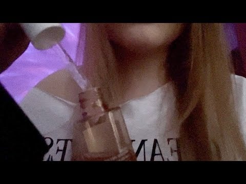 ASMR doing your night skincare / 😴🌌