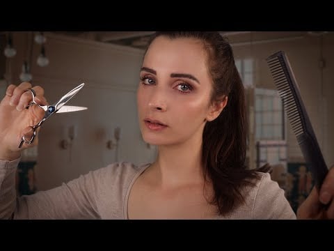 ASMR Deutsch Flüstern: Friseur Roleplay ✂ Haare schneiden und einschlafen (German ASMR)