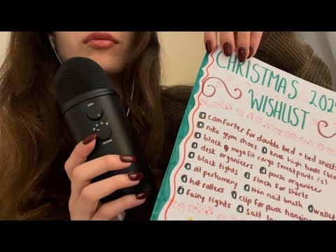 ASMR My Christmas Wishlist 🎄 Gift Ideas & Rambling