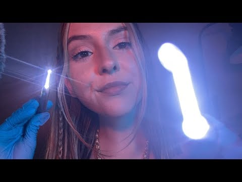 ASMR Eye Exam with Bright Light Triggers for Deep Sleep 🥱🪁