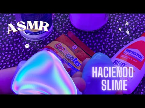 Intentando hacer Slime🫧 | Susurros relajantes | Andrea ASMR 🦋