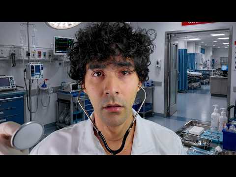 ASMR Emergency Room Doctor Exam 🩺 Head Injury Check & X-Ray Roleplay (Male ASMR)