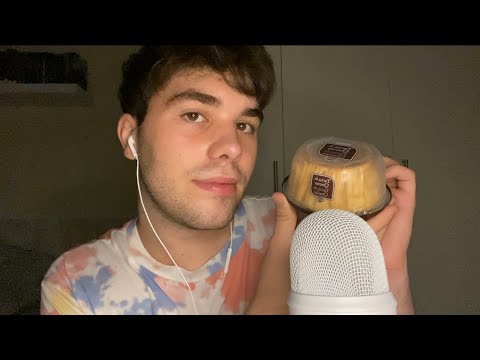 ASMR COMIENDO TARTA DE QUESO MIENTRAS HABLO DE MI VIDA :) | Susurros, eating sounds para DORMIR