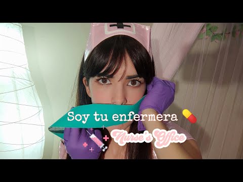ASMR 8# Rol Play de enfermera con tape. Tu eres un soldado.