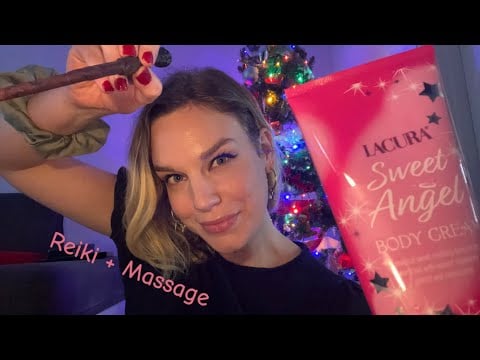 [ASMR] Fast & Aggressive Reiki Session With A Magic Wand 🪄 Then Upper Body Massage With A New Lotion