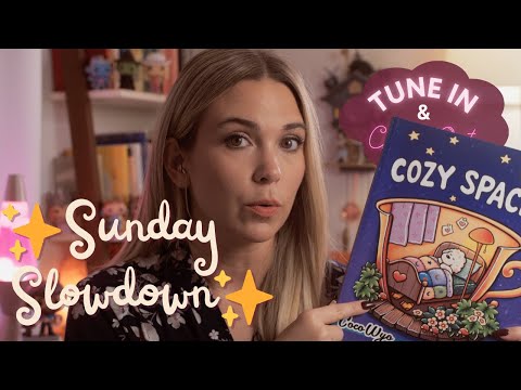 Sunday Slowdown 💗 Cozy Coloring Calm Down & Chat to Help You Unwind