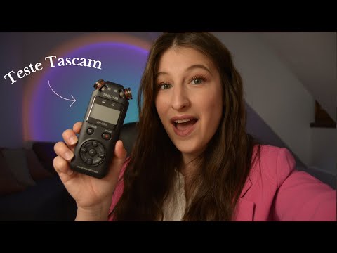 ASMR FR - JE TESTE LE TASCAM DR-05X