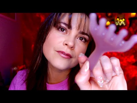 ASMR Taking Care of You Tonight ❤️ Valentines Spa Treatment (Face & Scalp Massage w/ Layered Sounds)